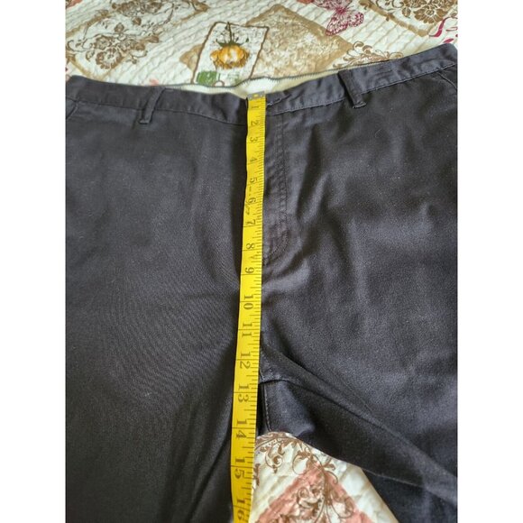 Volcom Shorts Corpo Class Style Vintage Black Bermuda Flat Front Men's Size 38 - Picture 7 of 16